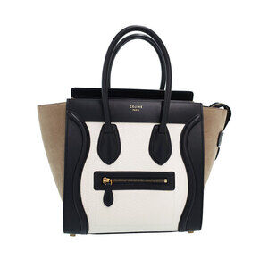 Celine Shopper Tote Handbag Leather Shoulder Bag
